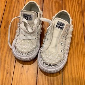 Bedazzled converse sneakers